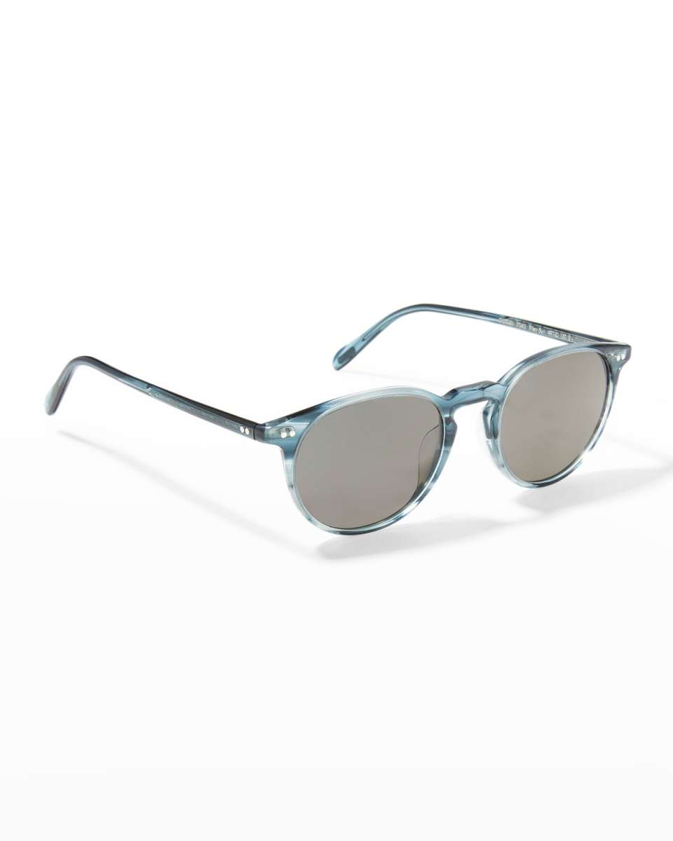 Riley Round Acetate Sunglasses